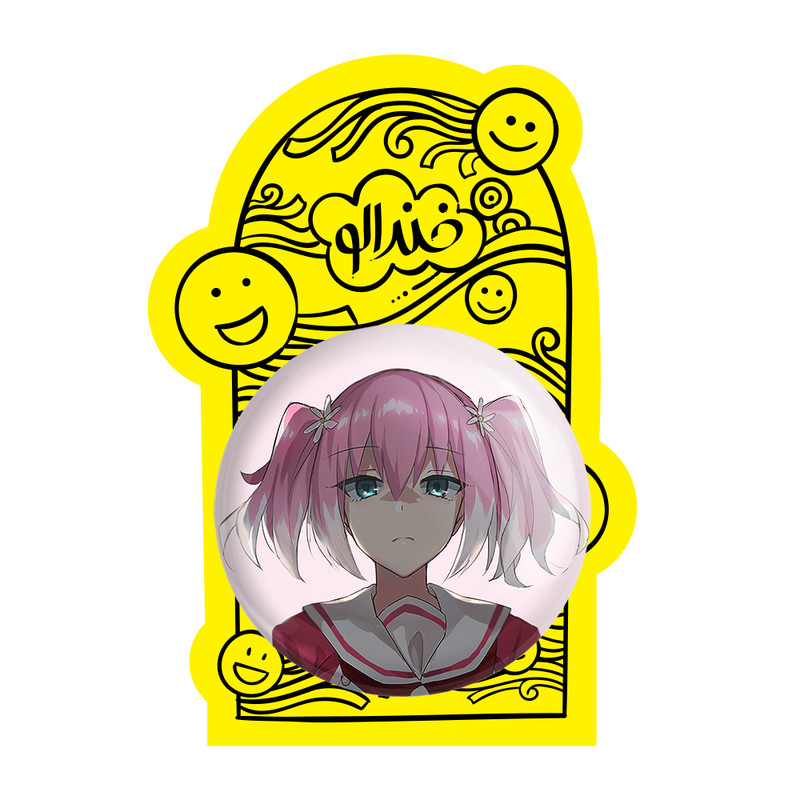 آینه جیبی خندالو طرح نانا انیمه نانای بی استعداد مدل تاشو کد 23763