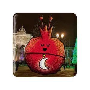 مگنت خندالو طرح شب یلدا  مدل مربعی کد 20377