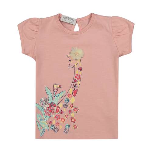 تی شرت دخترانه جاستیفای جونیور مدل K0442106TS