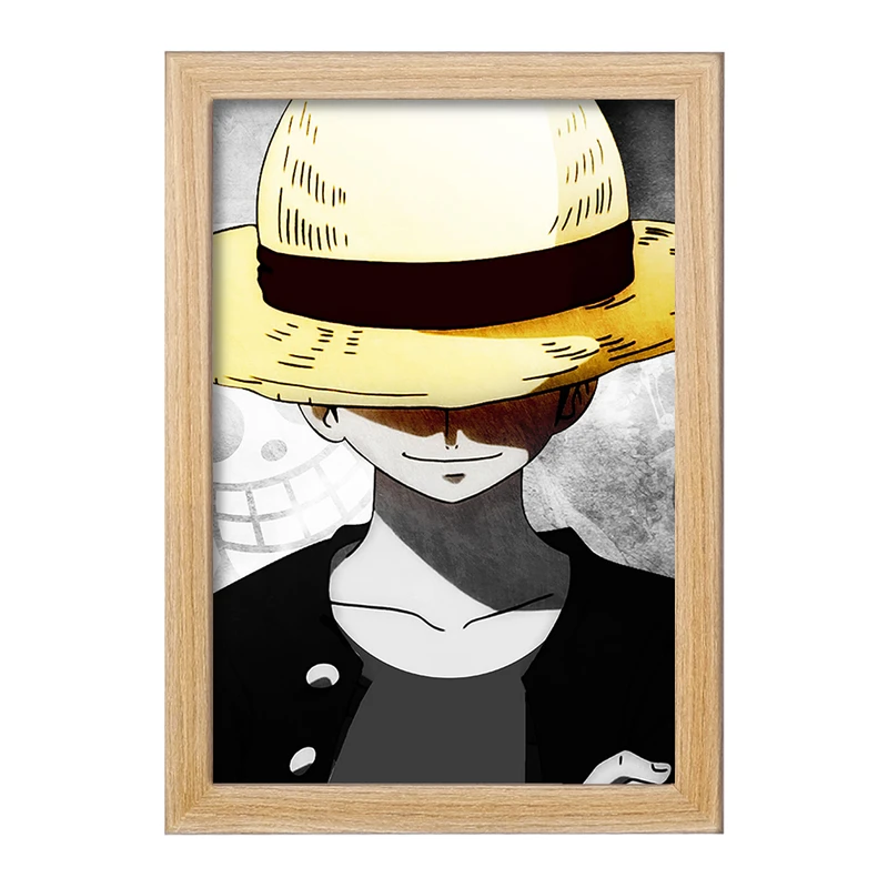 تابلو خندالو مدل لوفی انیمه وان پیس One Piece  کد 17291