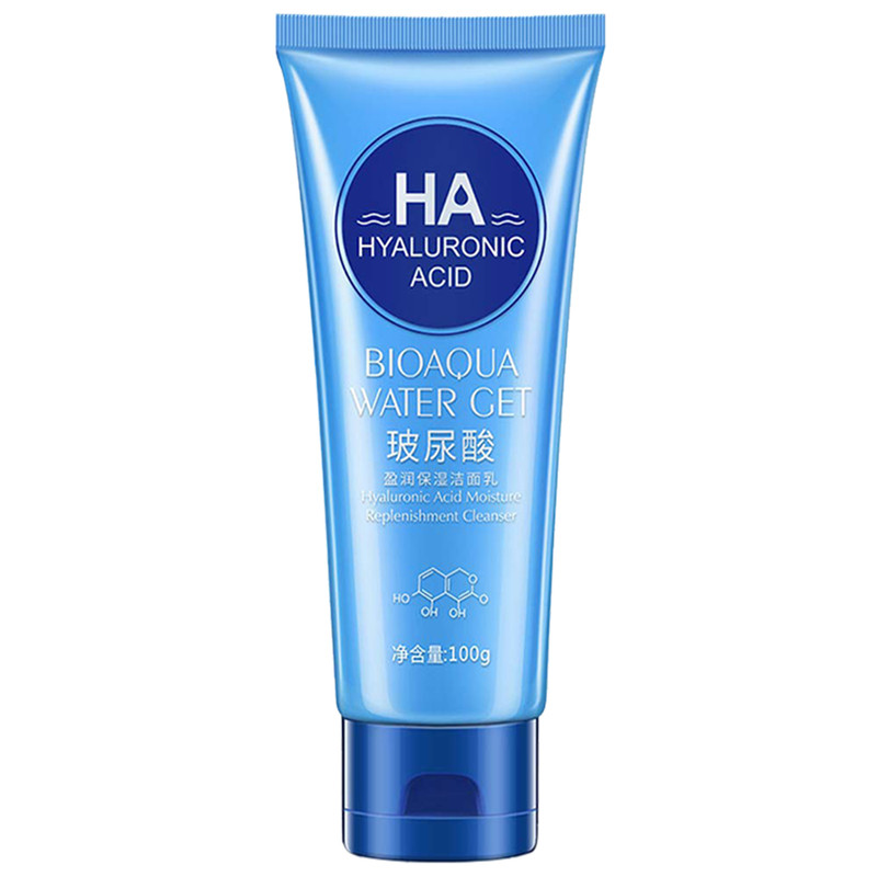 فوم شستشو صورت بایو آکوا مدل HYALURONIC ACID حجم 100 میلی لیتر