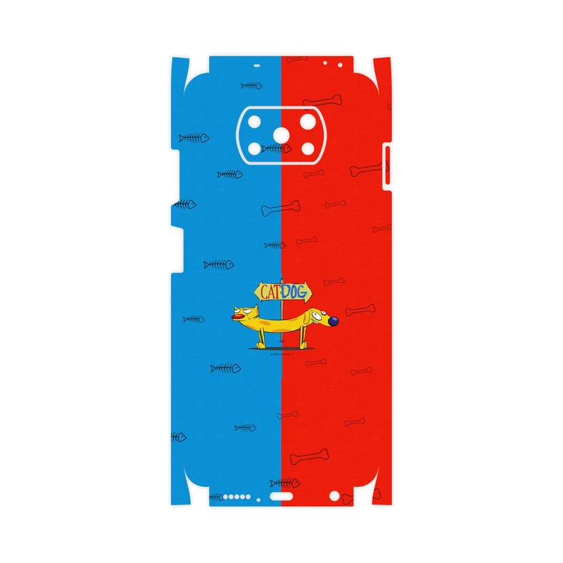 برچسب پوششی ماهوت مدل CatDog-FullSkin مناسب برای گوشی موبایل شیائومی Poco X3 Pro