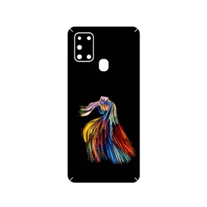 MAHOOT Rainbow Hair Digital Art Cover Sticker for Samsung Galaxy A21s
