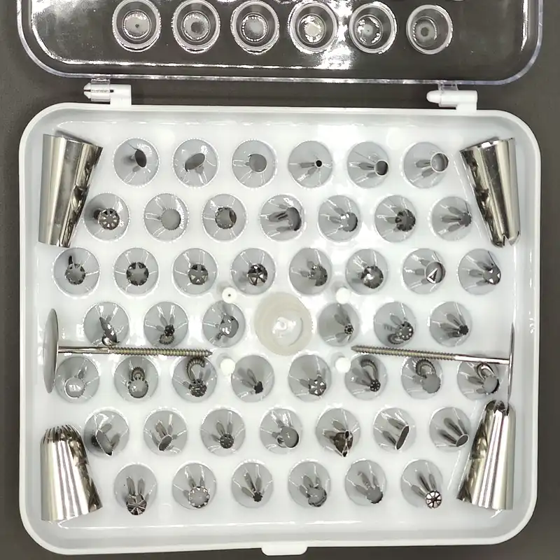 ماسوره شیرینی پزی مدل wlt-53 مجموعه 53 عددی