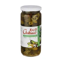 ترشی مخلوط هالوپینو و زیتون گل باز - 460 گرم