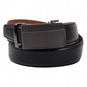 کمربند مردانه چرم طبیعی نسن مدل ریلی