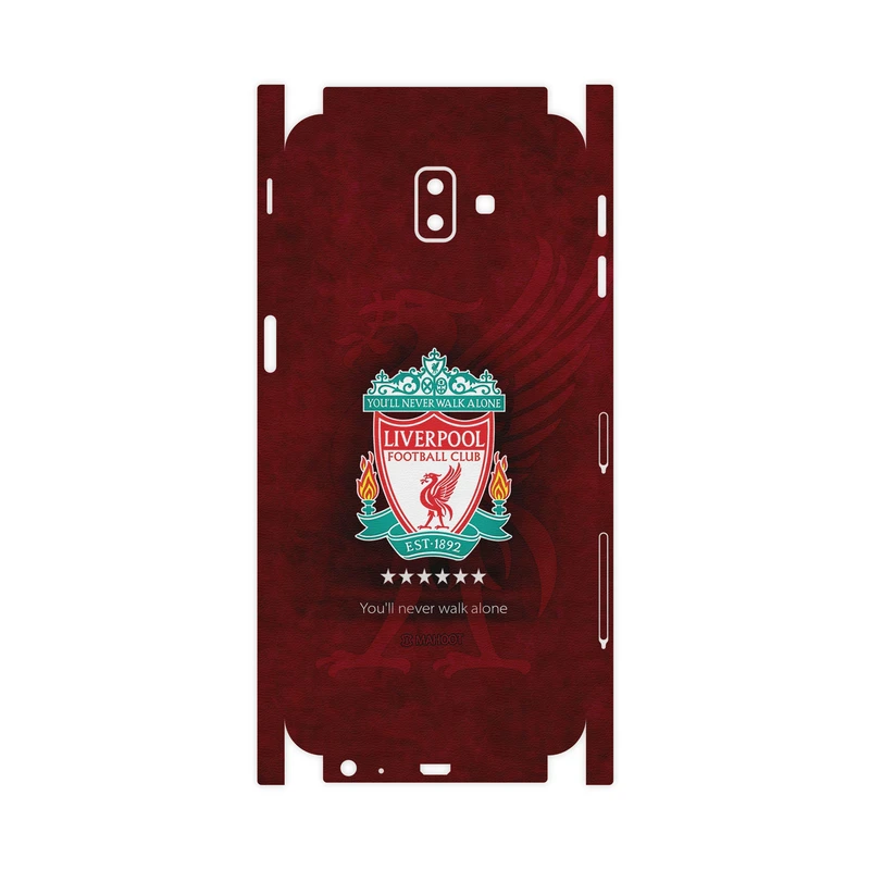 برچسب پوششی ماهوت مدل Liverpool-FC-FullSkin مناسب برای گوشی موبایل سامسونگ Galaxy J6 Plus