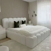 تخت خواب تدی دونفره مدل کفی فلزی جکدار VIP سایز 200&times;180 سانتی متر