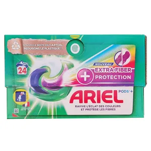 قرص ماشین لباسشویی آریل مدل Extra Fiber بسته 24 عددی
