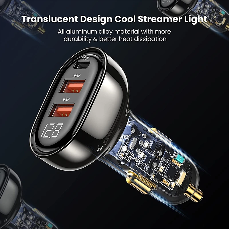 عکس شماره 3 : شارژر فندکی 95 وات هیسکا مدل hcc-326