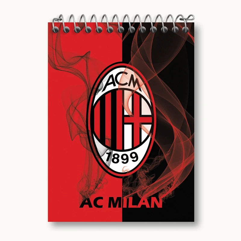 دفتر یادداشت 50 برگ خندالو مدل باشگاه آث میلان کد 27259