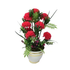گل مصنوعی مدل گلدان گل داوودی