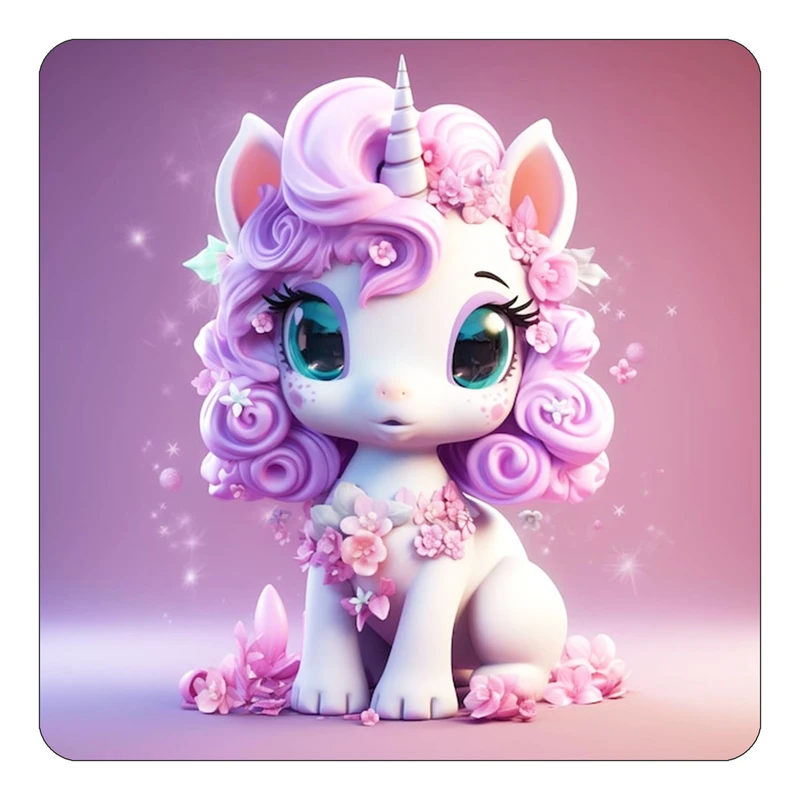 مگنت کاکتی طرح اسب تک شاخ و یونیکورن مدل mp29875