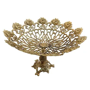 میوه خوری برنزی مدل گل رز کد A110