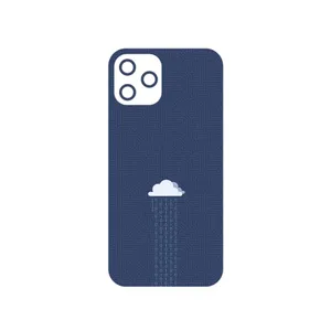 MAHOOT Minimal Data Cloud Cover Sticker for Apple iPhone 12 Pro