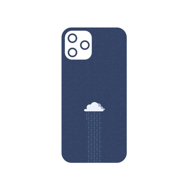 برچسب پوششی ماهوت مدل Minimal Data Cloud مناسب برای گوشی موبایل اپل iPhone 12 Pro