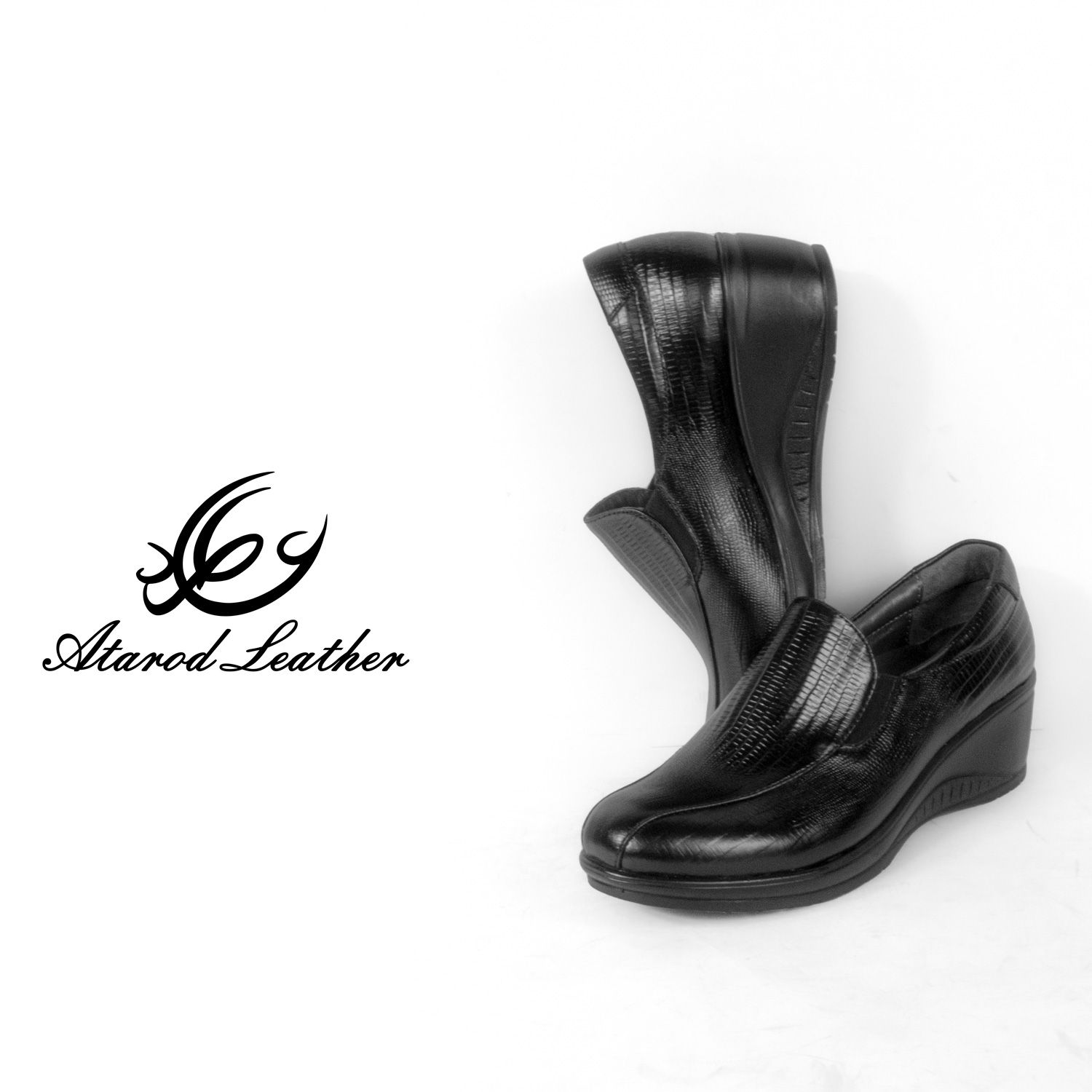 کفش روزمره زنانه چرم عطارد مدل چرم طبیعی کد SH187 -  - 5