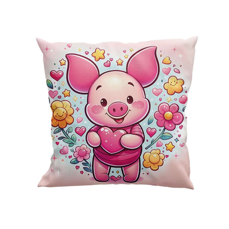 کوسن کودک پاد آفرین سایز 30*30 سانتی متر مدل پیگلت دوست وینی پو کد DKK1309