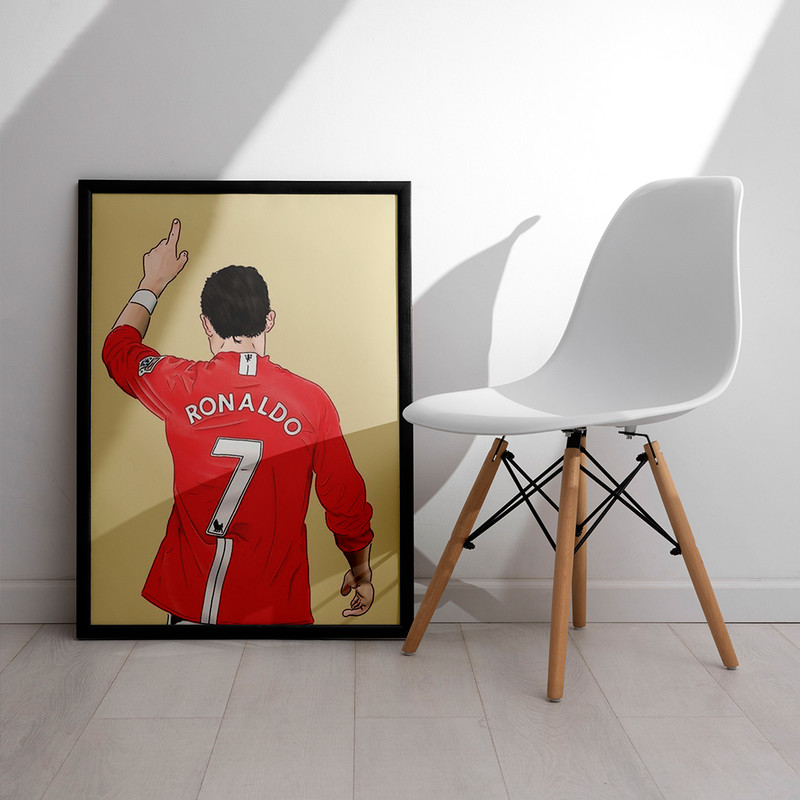 تابلو مدل دیواری طرح رونالدو | Ronaldo کد FD442