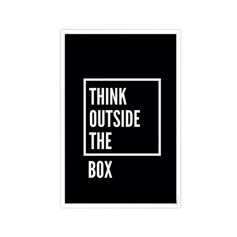  استیکر لپ تاپ ویندی دیزاین طرح think مدل vindi843