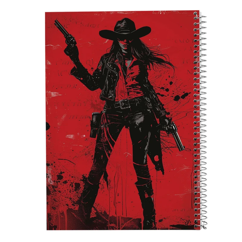 دفتر ژورنال نویسی 50 برگ مدوپد مدل نقطه ای طرح رد دد red dead کد DF13497