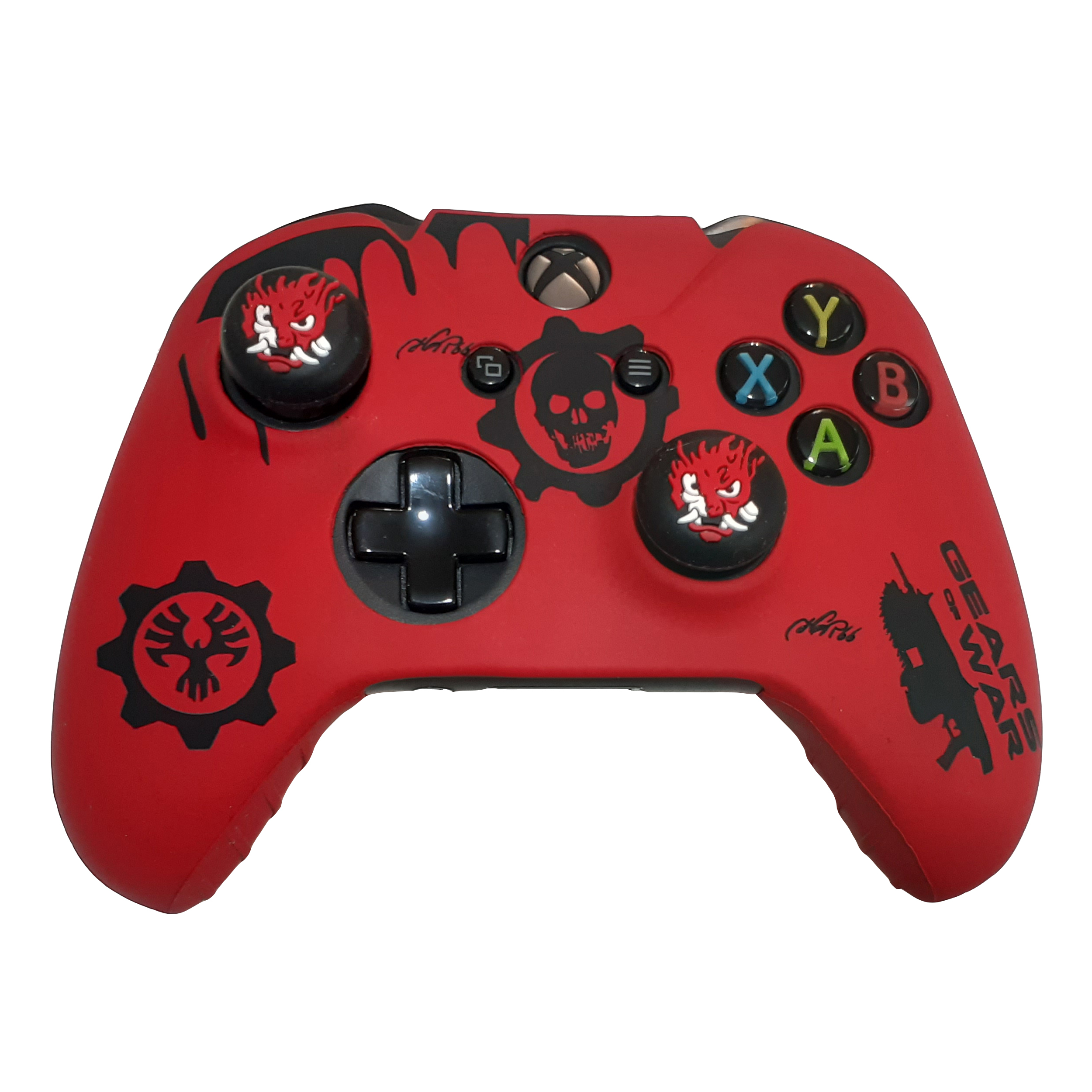 محافظ دسته ایکس باکس وان مدل GEARS OF WAR NEW به همراه روکش آنالوگ