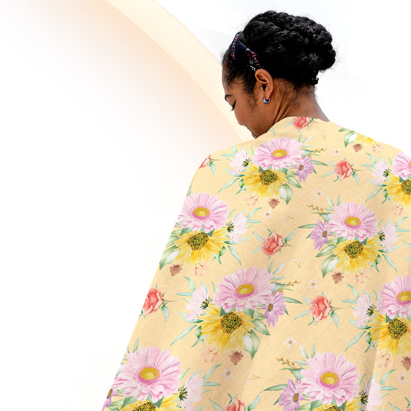 شال مبل طرح آفتابگردان کد F2SH1059 سایز 100x180 سانتی متر شال مبل طرح آفتابگردان کد F2SH1059 سایز 100x180 سانتی متر