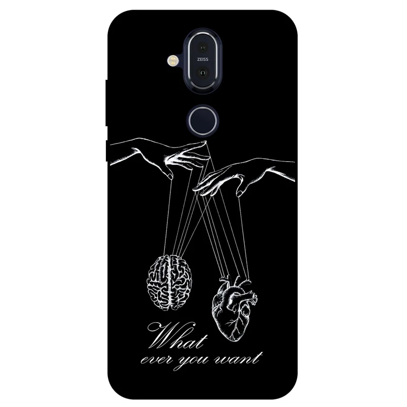 کاور مگافون طرح فکر و احساس مدل 1899 مناسب برای گوشی موبایل نوکیا 8.1 / X7     