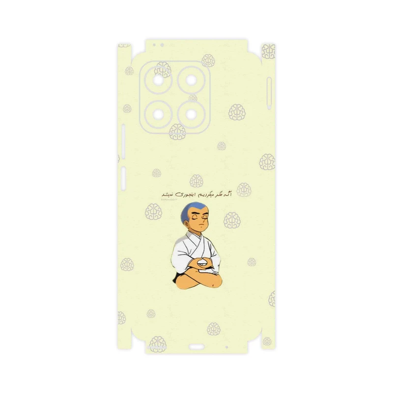 برچسب پوششی ماهوت مدل Ikkyu-san-FullSkin مناسب برای گوشی موبایل آنر X8a