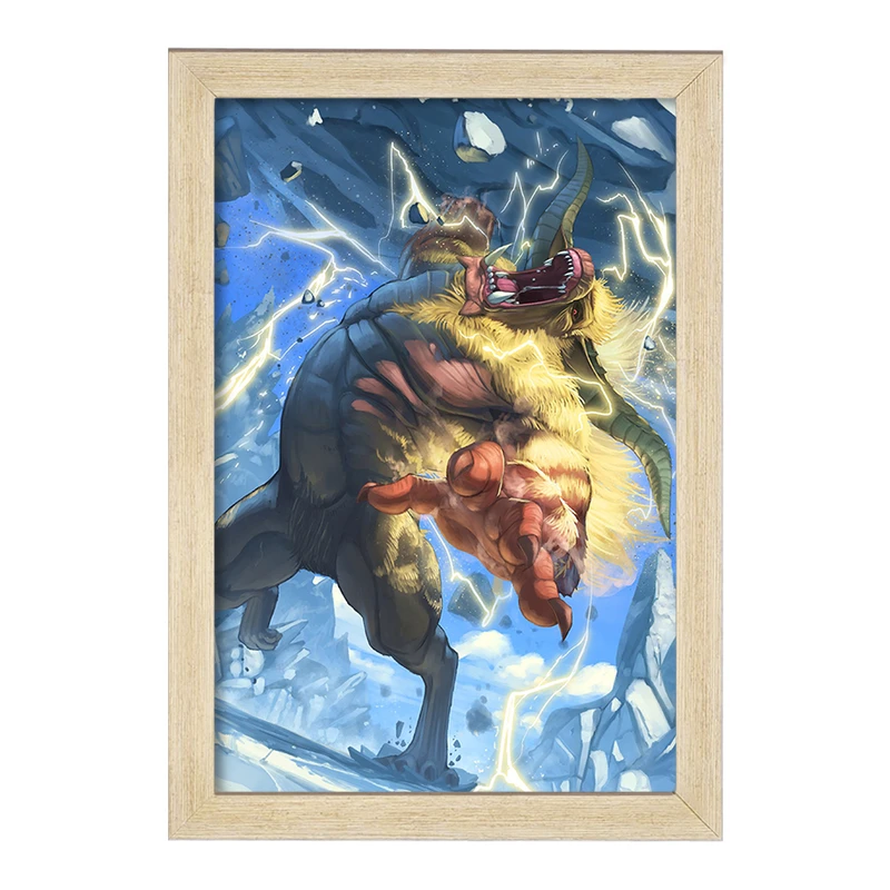 تابلو خندالو مدل بازی شکارچی هیولا (Monster Hunter) کد 33263