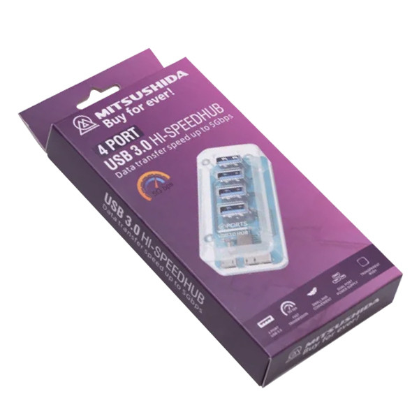 خرید و قیمت هاب چهار پورت USB 3.0 میتسوشیدا مدل KC392-401