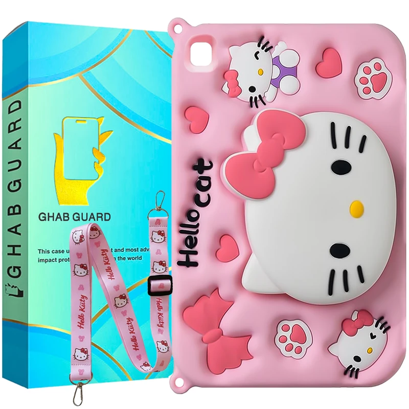 کاور قاب گارد مدل TBKT مناسب برای تبلت سامسونگ Galaxy Tab A8 10.5 2021 به همراه بند آویز