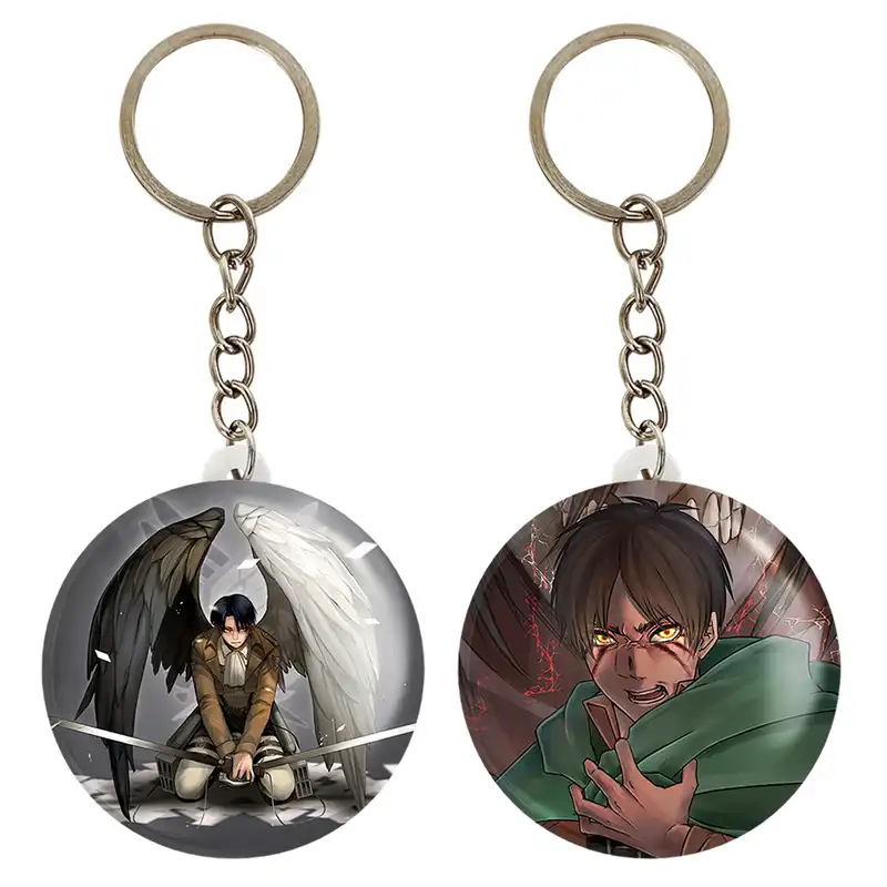 جاکلیدی خندالو مدل لیوای انیمه اتک آن تایتان کد 1855618551 مجموعه 2 عددی