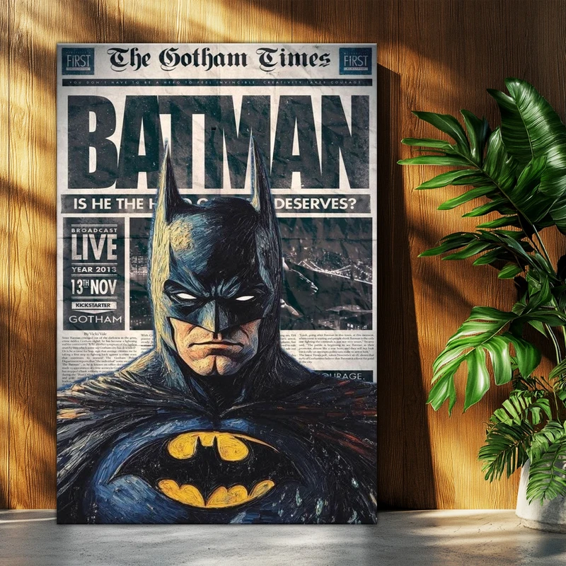 تابلو شاسی بکلیت طرح بتمن Batman مدل T-po1607