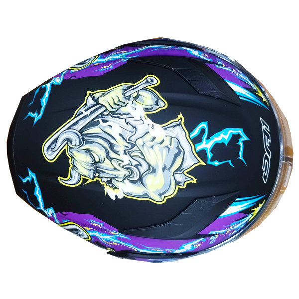 کلاه کاسکت دی ای وان مدل فک متحرک عینکدار کد MO_108