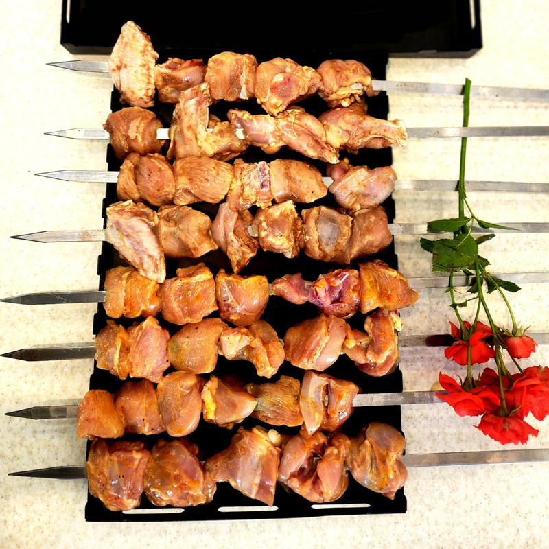 سینی کباب زن مدل سیخ چین کد VN 821