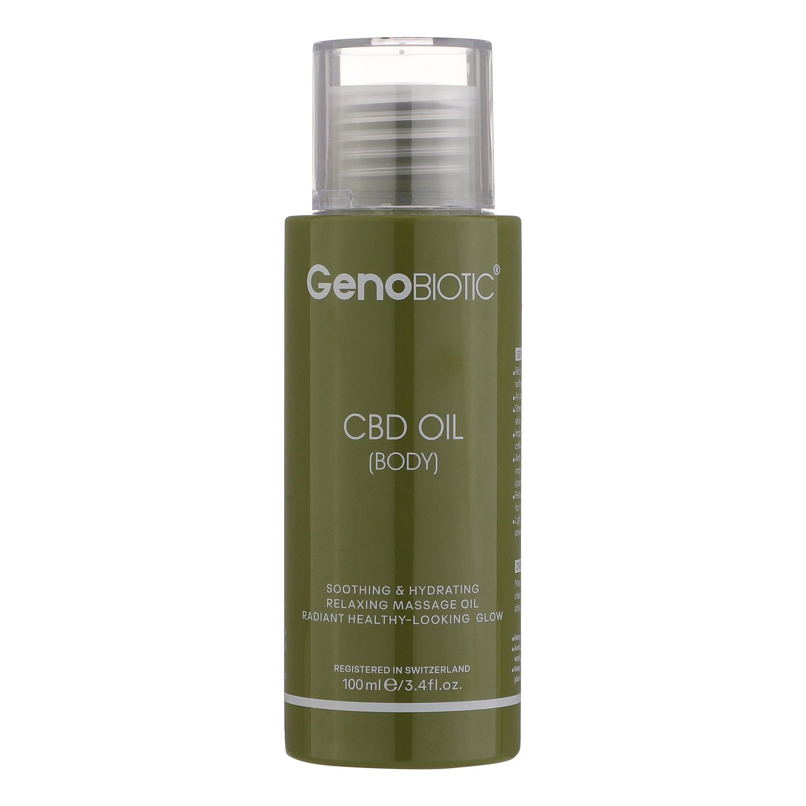 روغن بدن ژنوبایوتیک مدل CBD حجم 100 میلی لیتر -  - 1