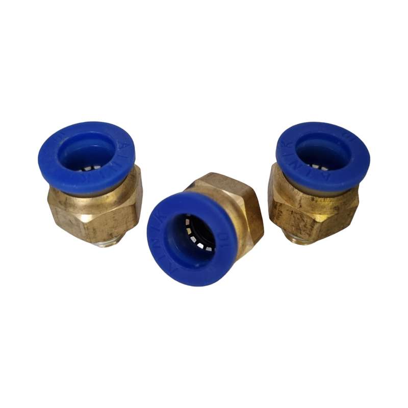 اتصال مدل مستقیم برنجی 1/8 به 10 مجموعه 3 عددی