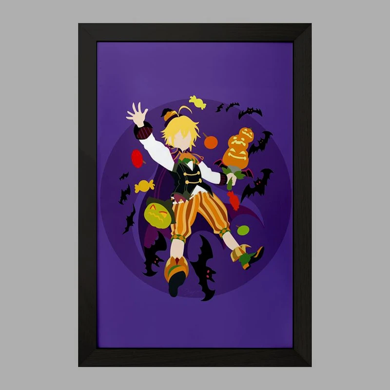 تابلو خندالو مدل ملیوداس انیمه هفت گناه کبیره  کد 17539