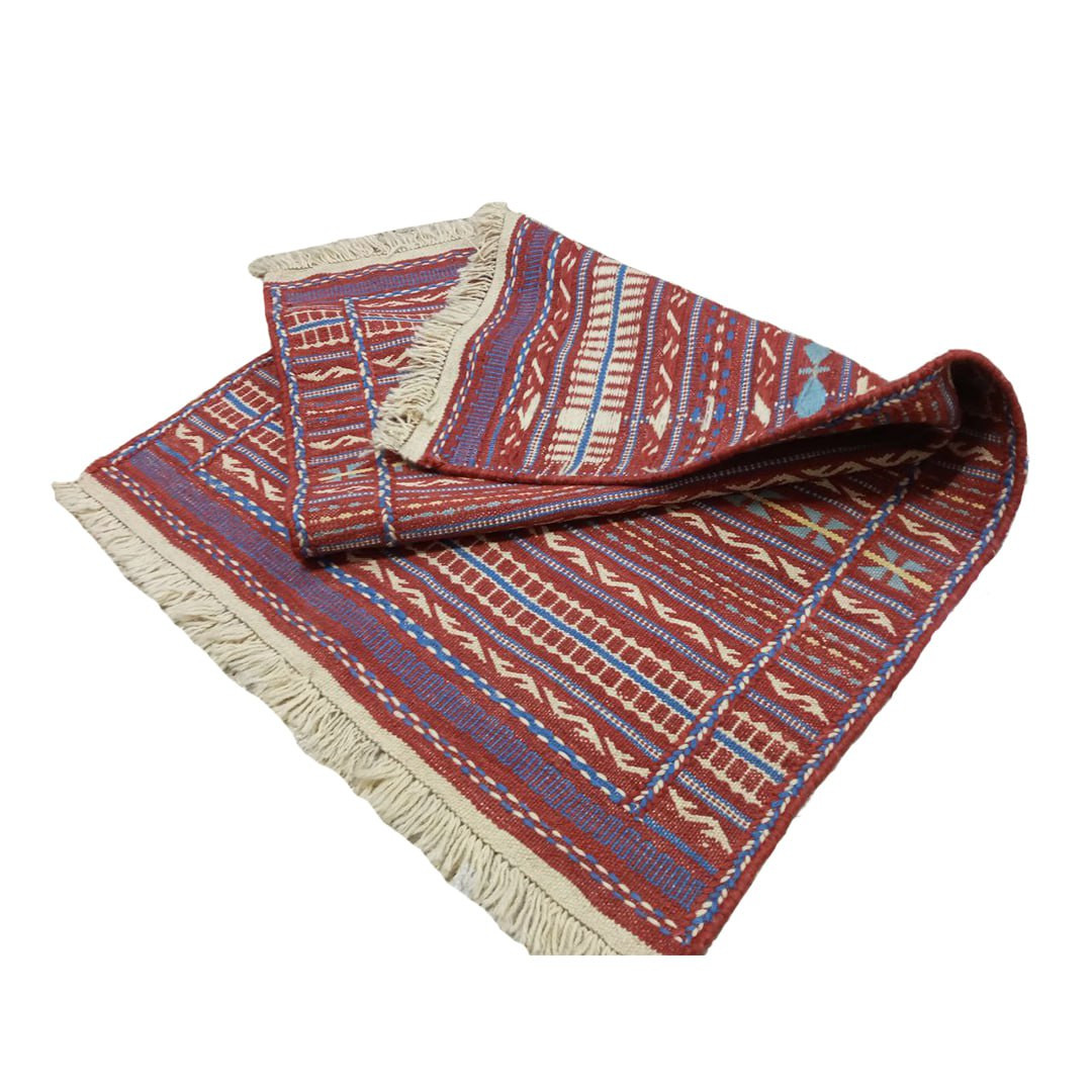 گلیم دستباف یک متری طرح کلات کد 152190