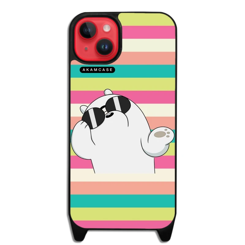 کاور آکام مدل AMCWLA15PLUS-BARE BEAR11 مناسب برای گوشی موبایل اپل iPhone 15 Plus