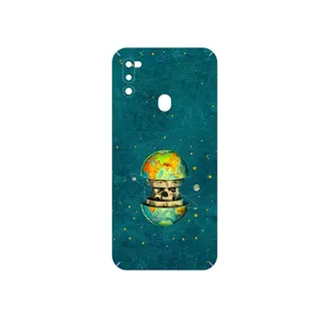 MAHOOT Collage of Earth Face Cover Sticker for Samsung Galaxy M21 2021 Edition