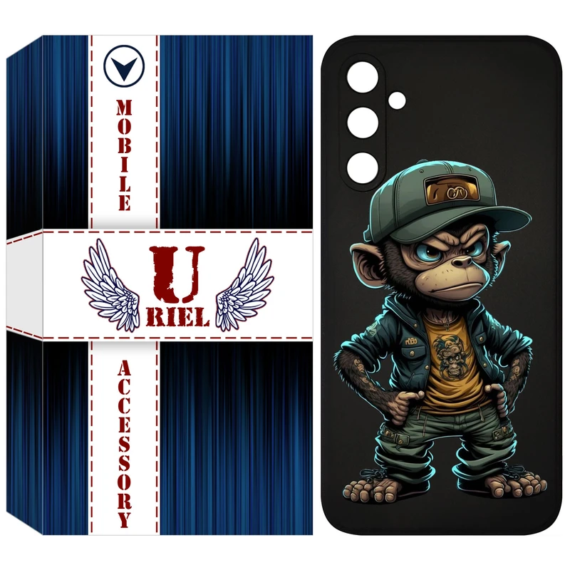 کاور یوریل مدل KSH کد 37 طرح Monkey مناسب برای گوشی موبایل سامسونگ Galaxy S23 FE