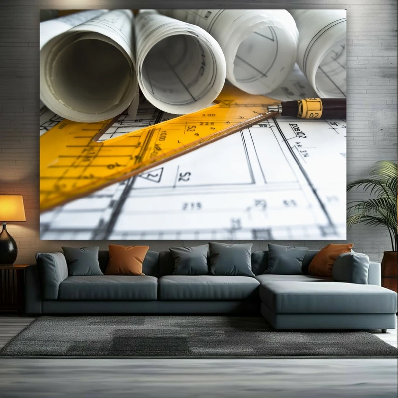 تابلو بوم طرح نقشه و ابزار مهندسی کد BK1669