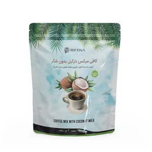 کافی میکس با طعم نارگیل بدون شکر پپتینا بسته 20 عددی