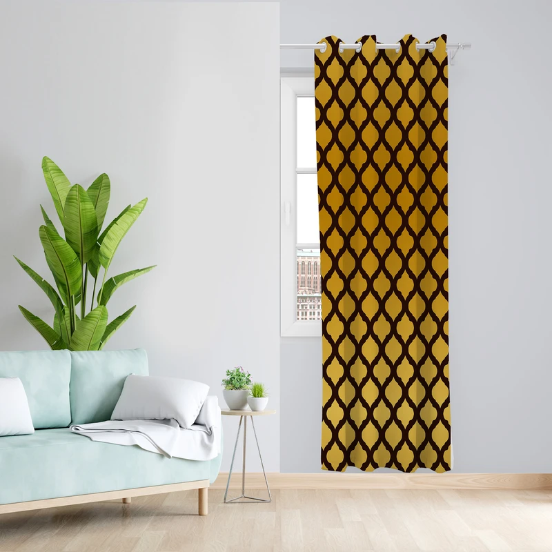 پرده طرح کلاسیک مدل مخمل پانچی کد 4837 z سایز 140x200 سانتی متر