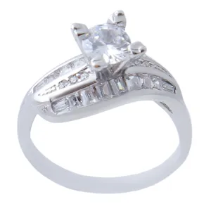    انگشتر نقره زنانه بازرگانی میلادی کد AWR_687