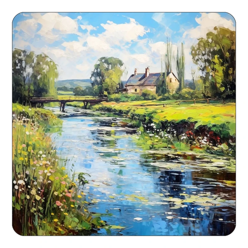 مگنت کاکتی طرح نقاشی رنگ روغن مدل mp70189