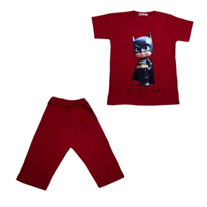 ست تی شرت و شلوارک پسرانه مدل tiny bat