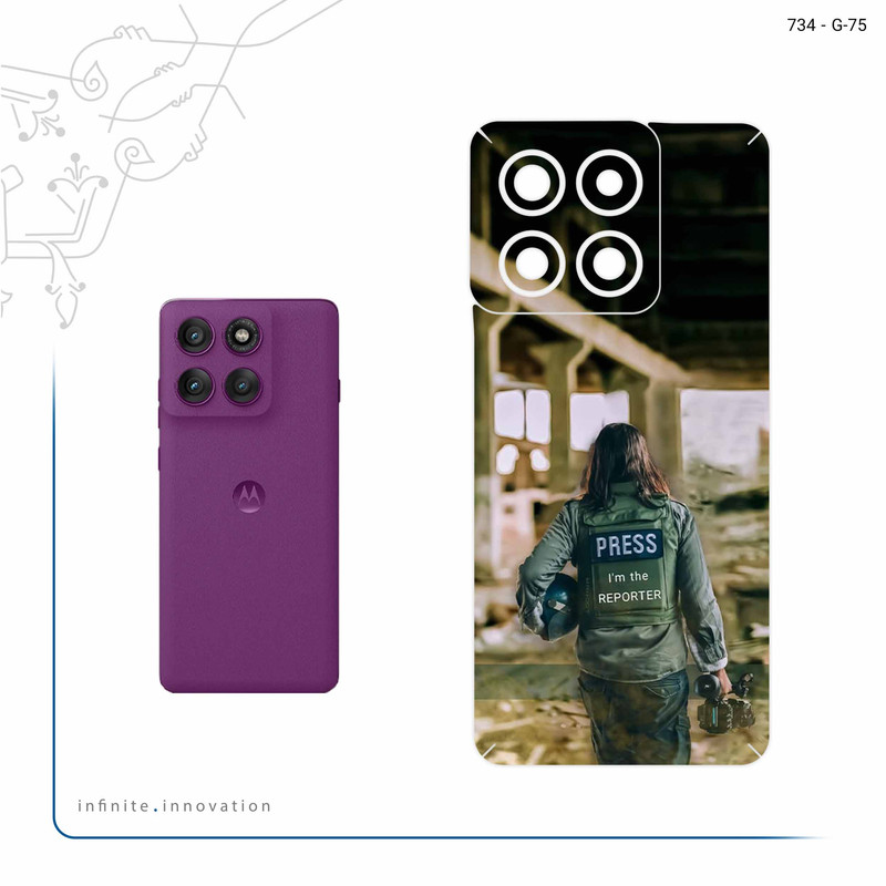 برچسب پوششی ماهوت مدل Reporter مناسب برای گوشی موبایل موتورولا Edge 60 Pro